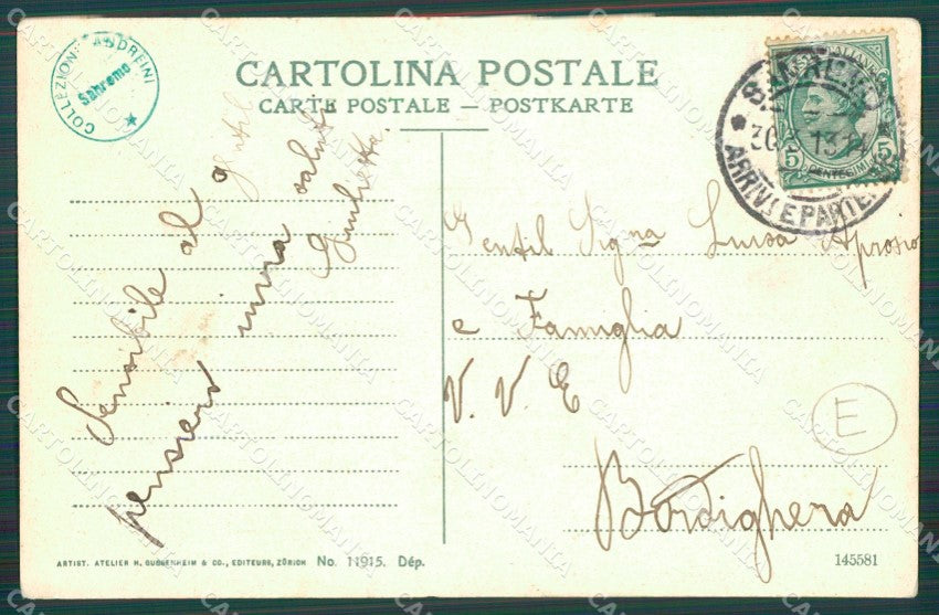 Imperia San Remo Portatrici di Grano cartolina QZ7653 – retro