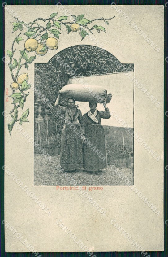 Imperia San Remo Portatrici di Grano Costumi cartolina QZ7658 – fronte