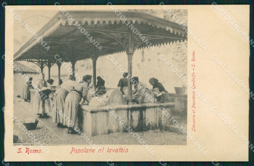 Imperia San Remo Lavandaie cartolina QZ7662 – fronte
