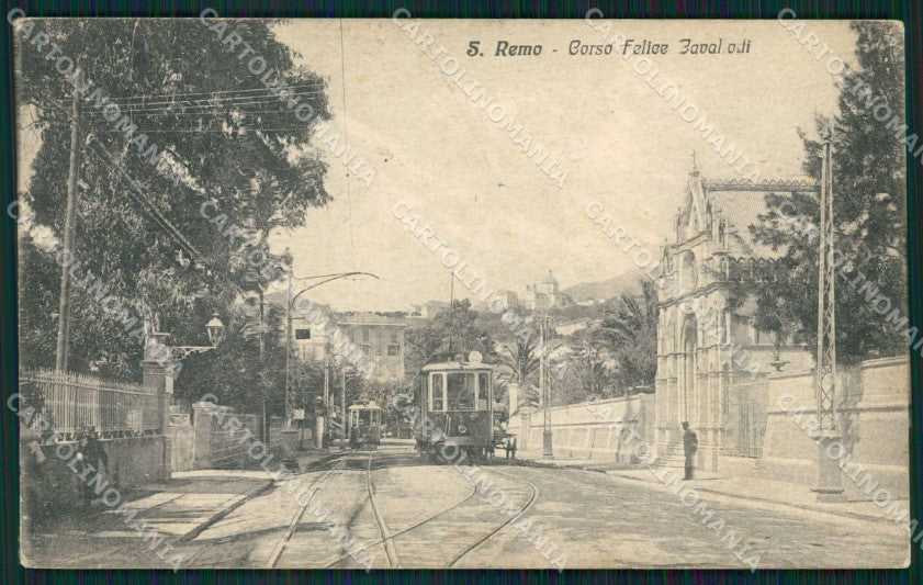 Imperia San Remo Tram cartolina QZ7672 – fronte