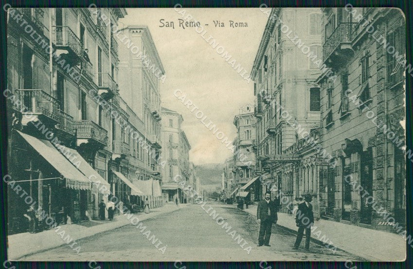 Imperia San Remo ABRASA cartolina QZ7678 – fronte