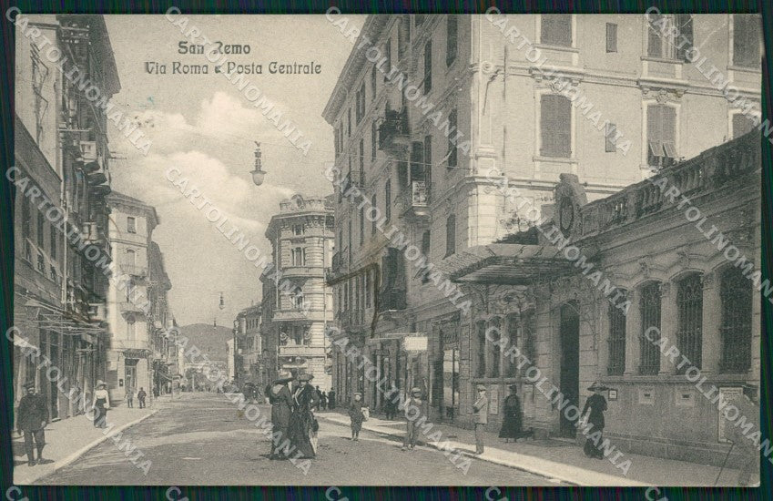 Imperia San Remo Poste PIEGHINA cartolina QZ7693 – fronte