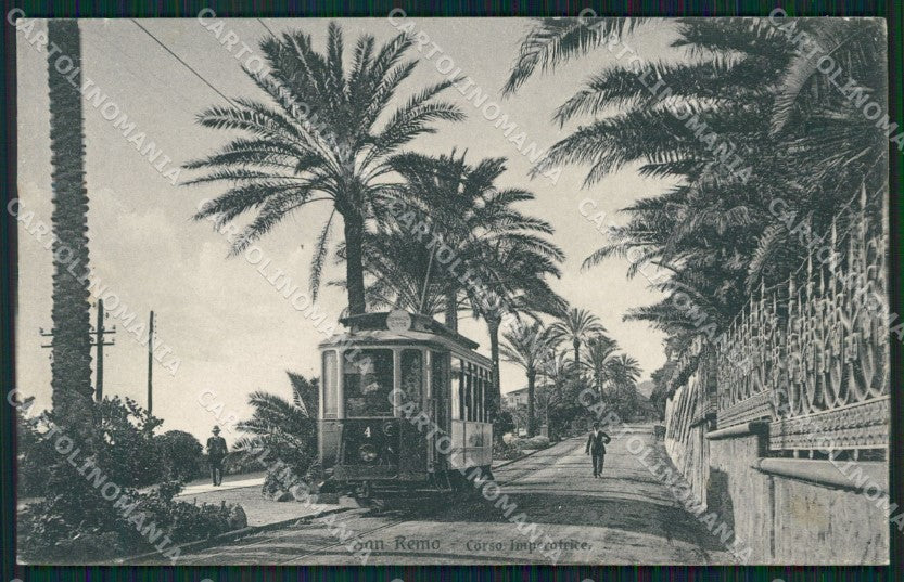 Imperia San Remo Tram cartolina QZ7694 – fronte