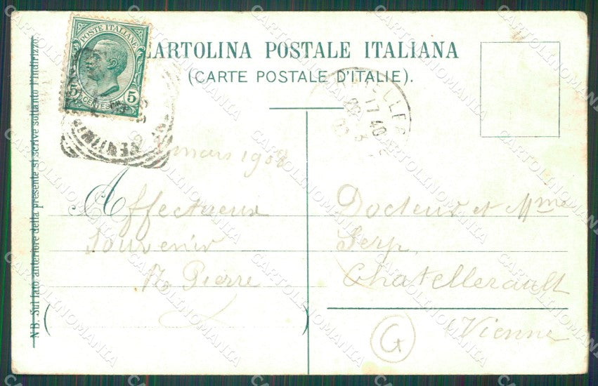 Imperia San Remo PIEGHINE cartolina QZ7697 – retro