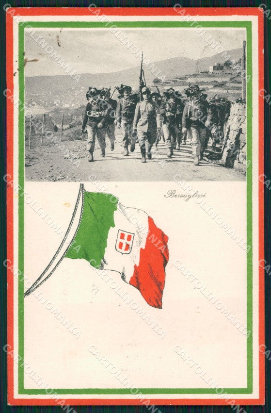 Imperia San Remo Bersaglieri Militari cartolina QZ7705 – fronte