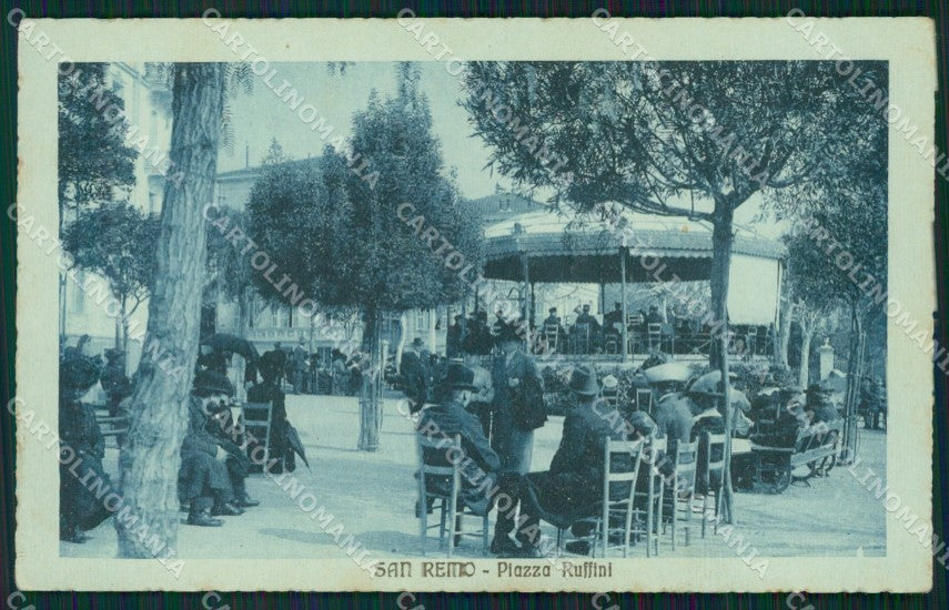 Imperia San Remo Concerto PIEGHINA cartolina QZ7707 – fronte