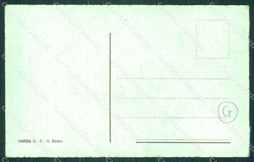 Imperia San Remo Concerto PIEGHINA cartolina QZ7707 – retro