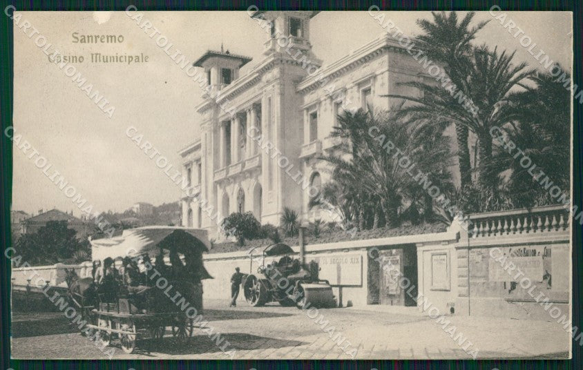 Imperia San Remo ABRASA cartolina QZ7708 – fronte