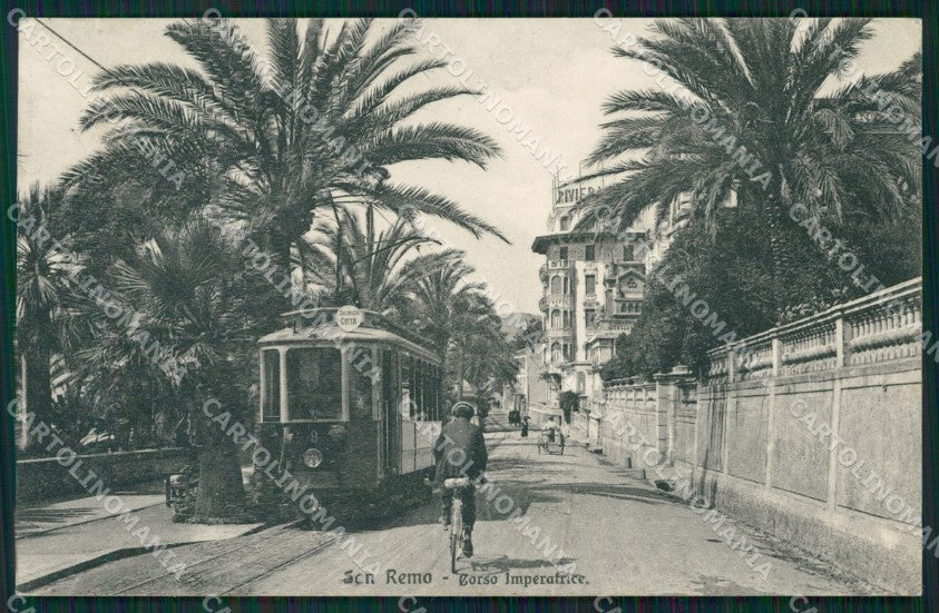 Imperia San Remo Tram cartolina QZ7709 – fronte