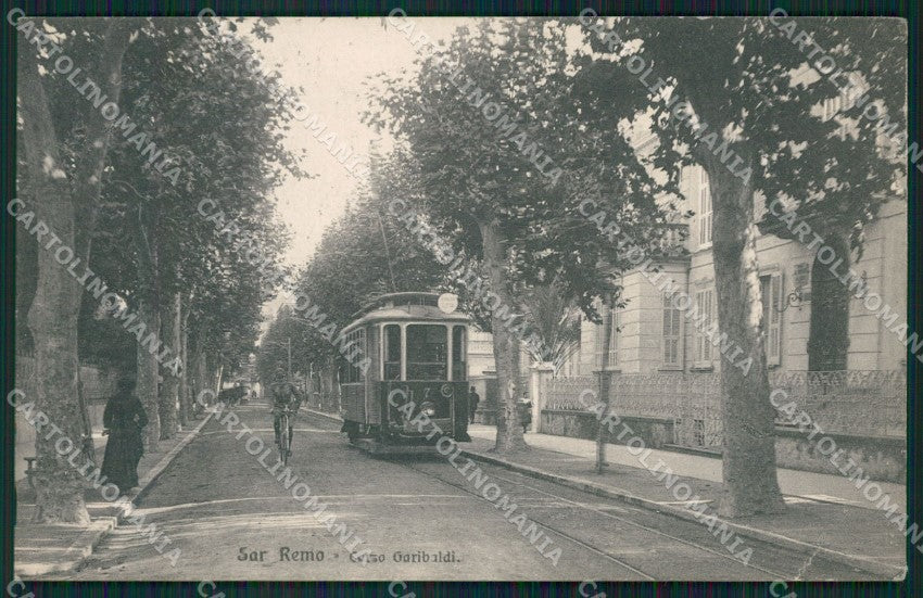 Imperia San Remo Tram cartolina QZ7710 – fronte