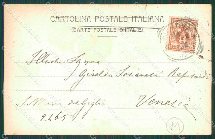 Imperia San Remo Studio de Bisi PIEGHINA cartolina QZ7719 – retro