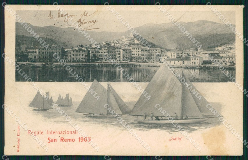 Imperia San Remo Regate cartolina QZ7720 – fronte