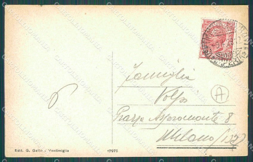 Imperia Ventimiglia ABRASA cartolina QZ7725 – retro