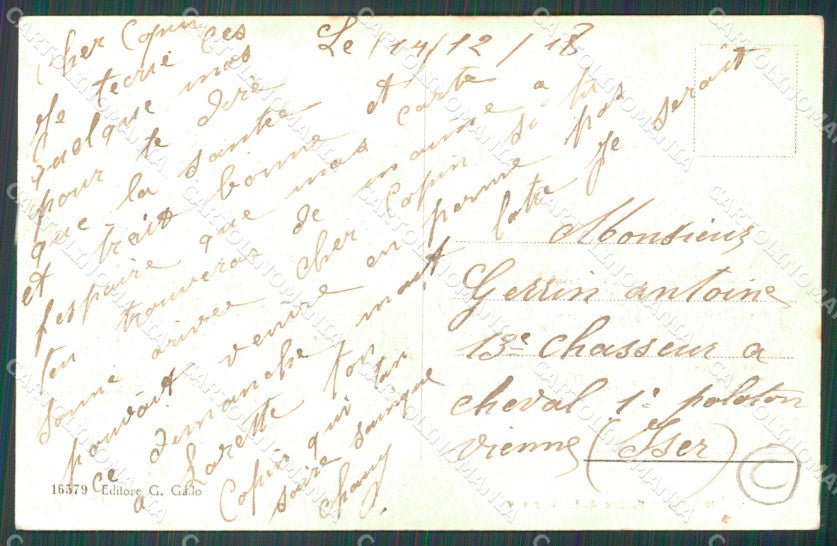 Imperia Ventimiglia Stazione Carrozze cartolina QZ7730 – retro