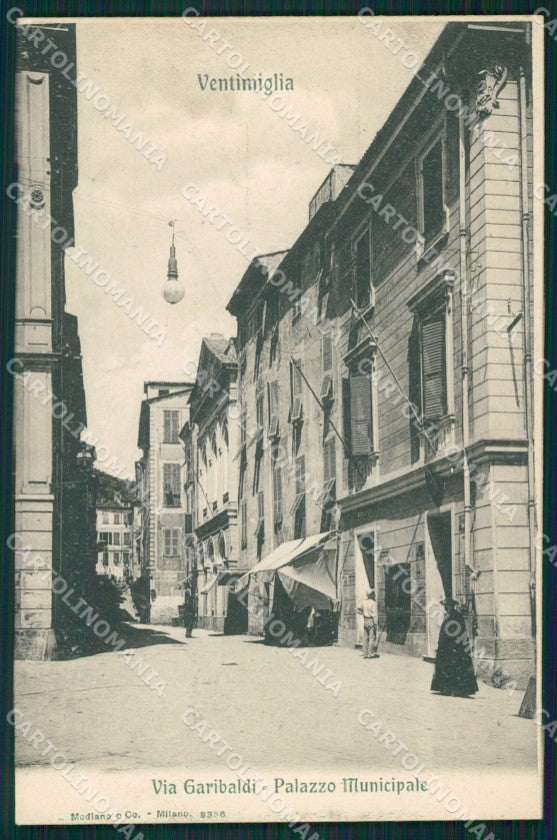 Imperia Ventimiglia Municipio cartolina QZ7734 – fronte