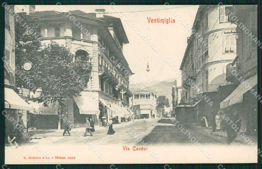 Imperia Ventimiglia Tram cartolina QZ7735 – fronte