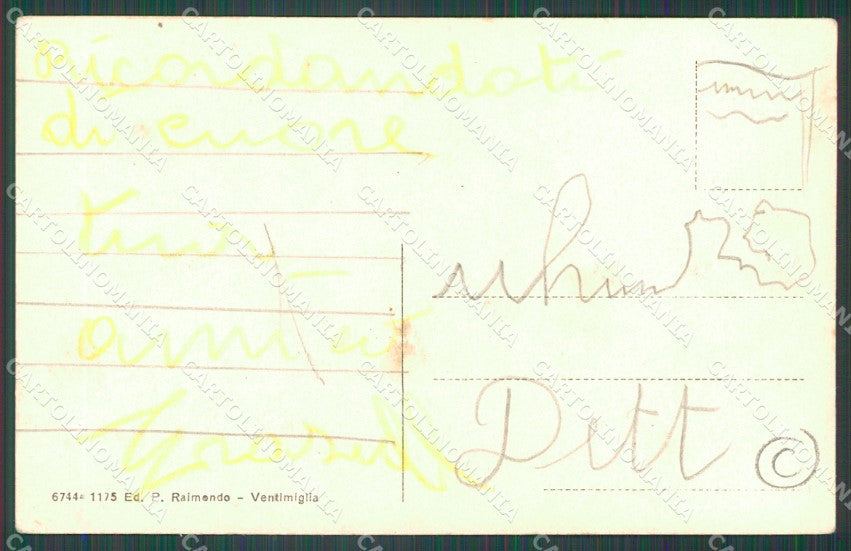 Imperia Ventimiglia cartolina QZ7738 – retro