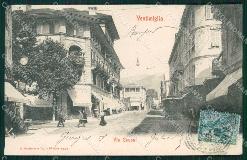Imperia Ventimiglia PIEGHINE cartolina QZ7740 – fronte