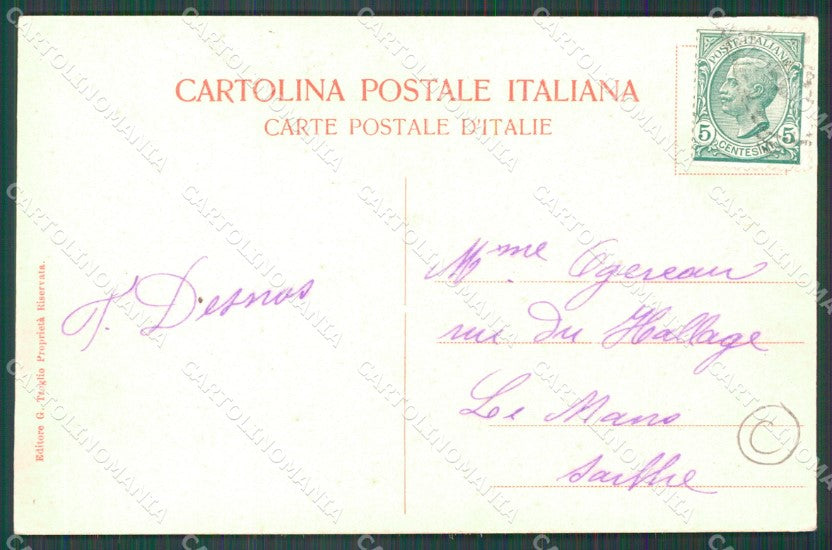 Imperia Ventimiglia PIEGHINA cartolina QZ7742 – retro