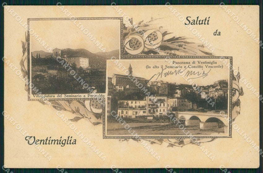 Imperia Ventimiglia Saluti da cartolina QZ7748 – fronte