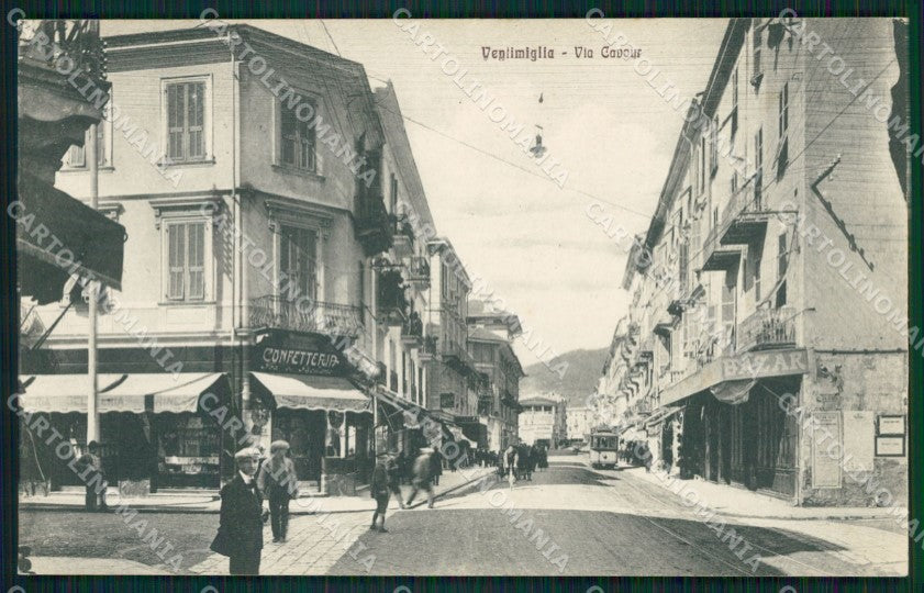 Imperia Ventimiglia Tram cartolina QZ7749 – fronte