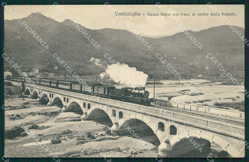 Imperia Ventimiglia Treno cartolina QZ7751 – fronte