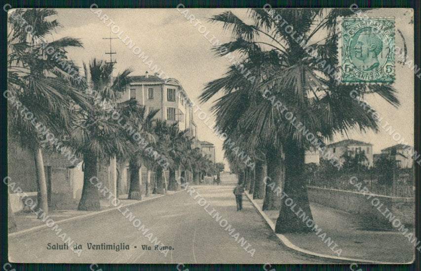 Imperia Ventimiglia PIEGHINA cartolina QZ7754 – fronte