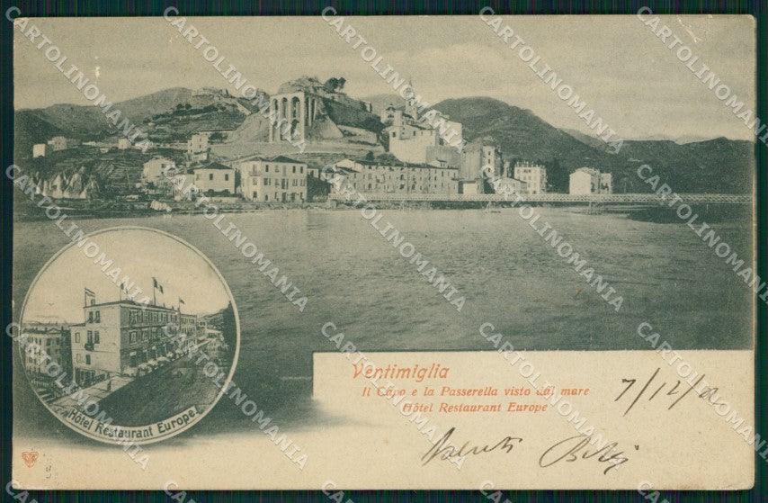 Imperia Ventimiglia STRAPPINO ABRASA cartolina QZ7781 – fronte