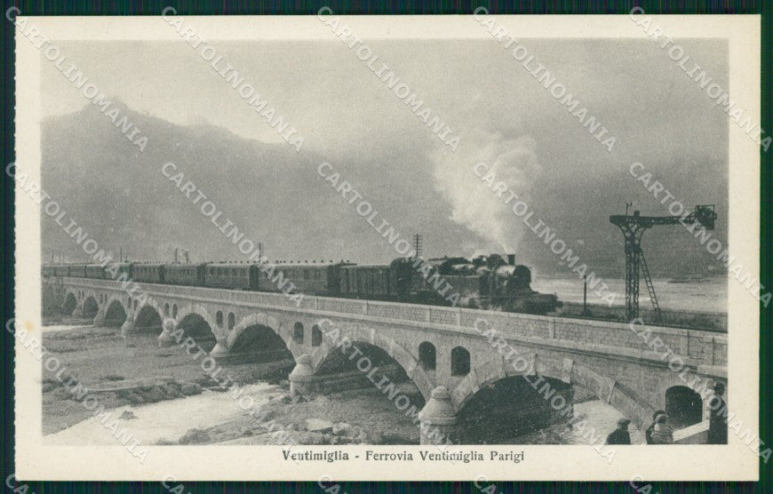 Imperia Ventimiglia Treno cartolina QZ7793 – fronte