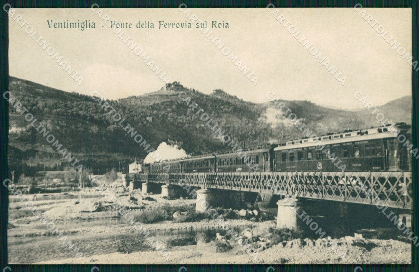 Imperia Ventimiglia Treno cartolina QZ7799 – fronte