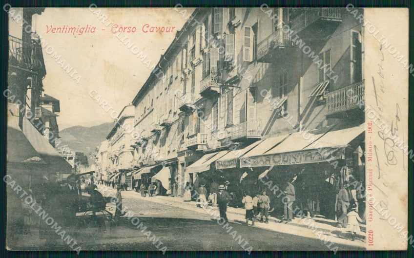 Imperia Ventimiglia ABRASA cartolina QZ7821 – fronte