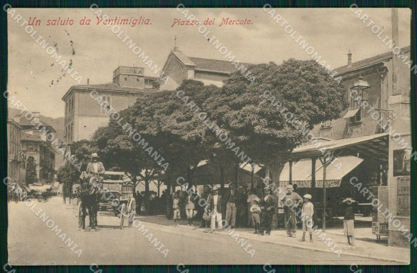 Imperia Ventimiglia Carretto PIEGHINA cartolina QZ7826 – fronte