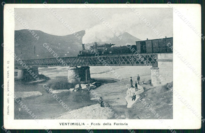 Imperia Ventimiglia Treno cartolina QZ7834 – fronte