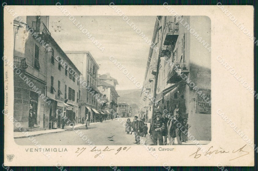 Imperia Ventimiglia ABRASA cartolina QZ7837 – fronte