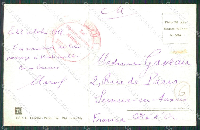 Imperia Ventimiglia Lavandaie cartolina QZ7838 – retro