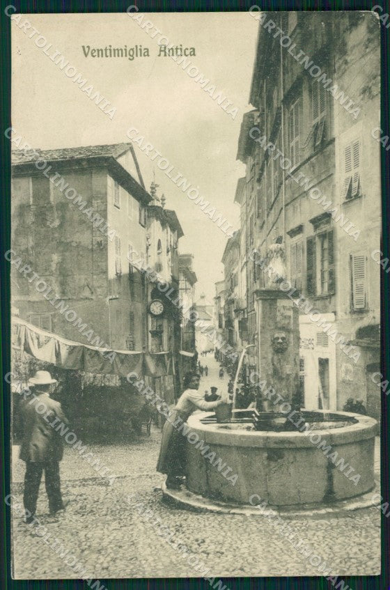 Imperia Ventimiglia Fontana cartolina QZ7839 – fronte