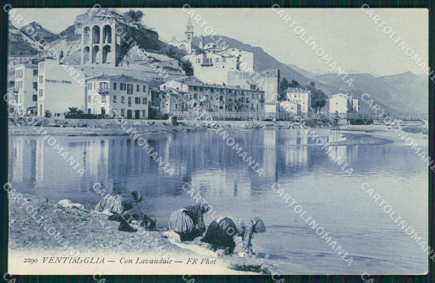 Imperia Ventimiglia Lavandaie cartolina QZ7841 – fronte
