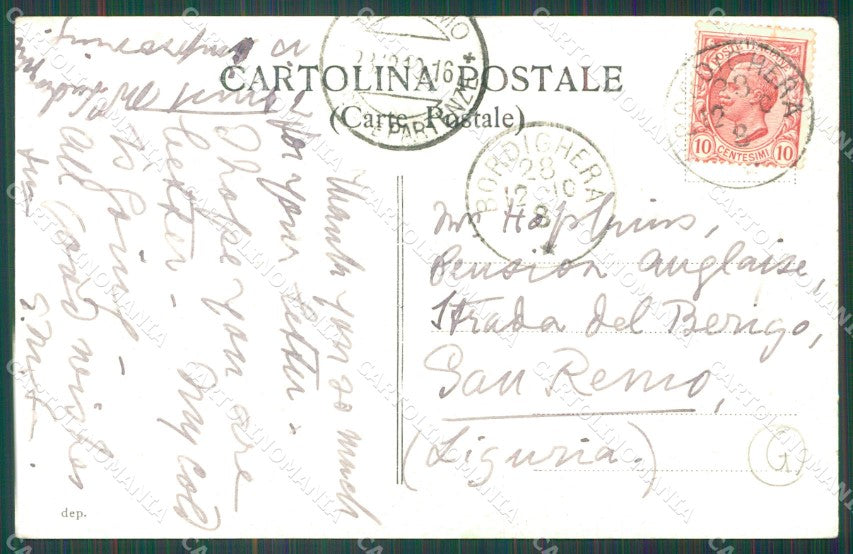 Imperia Ventimiglia Lavandaie cartolina QZ7841 – retro