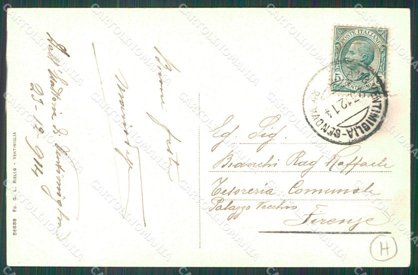 Imperia Ventimiglia Poste cartolina QZ7849 – retro