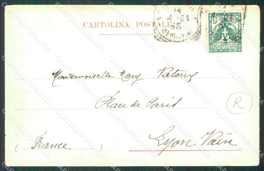 Imperia Ventimiglia Diligenza cartolina QZ7863 – retro