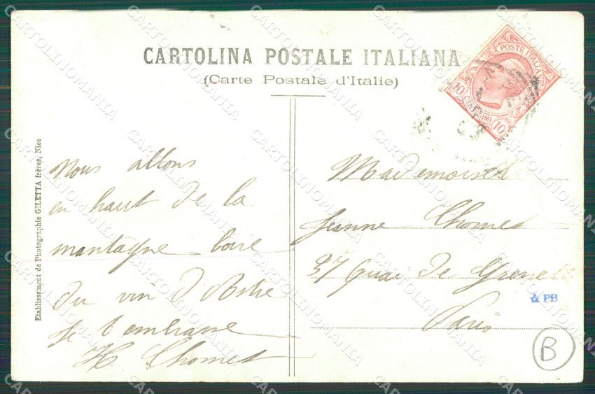 Imperia Ventimiglia Grimaldi PIEGHE cartolina QZ7869 – retro