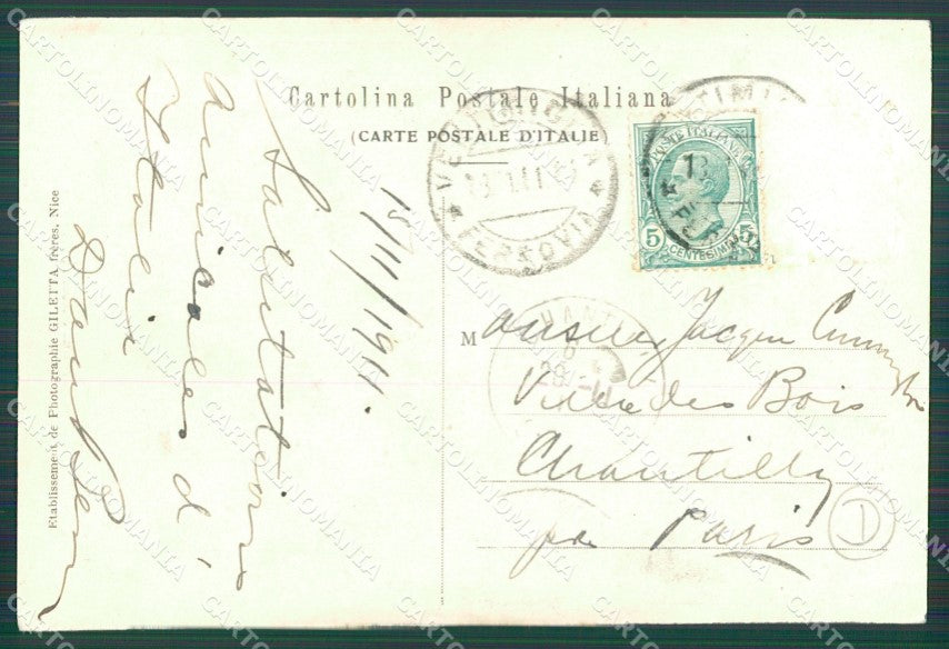 Imperia Ventimiglia Grimaldi cartolina QZ7878 – retro