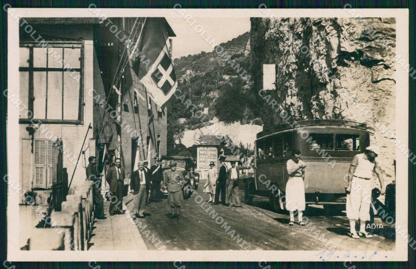 Imperia Ventimiglia Grimaldi Corriera Auto GdF Foto cartolina QZ7891 – fronte
