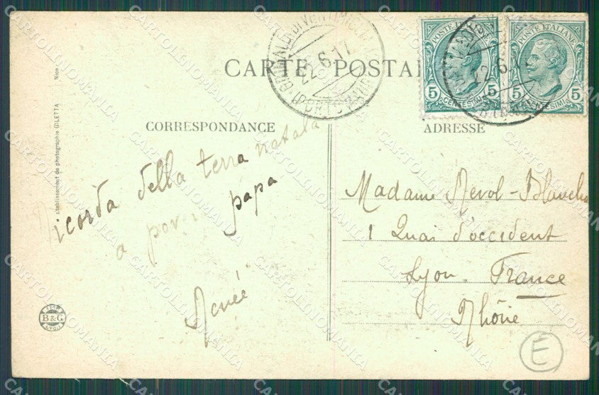 Imperia Ventimiglia Grimaldi Dogana Italiana Asini STRAPPINO cartolina QZ7898 – retro