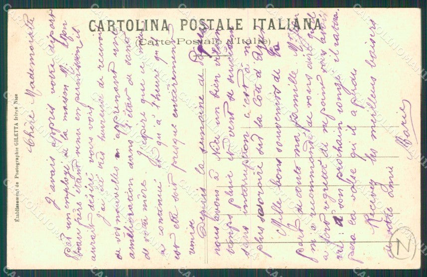 Imperia Ventimiglia Grimaldi cartolina QZ7906 – retro