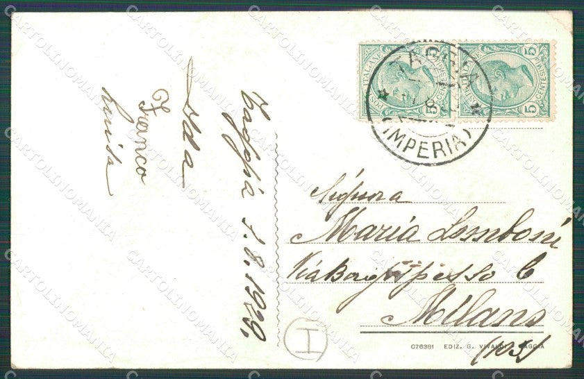 Imperia Taggia cartolina QZ7945 – retro