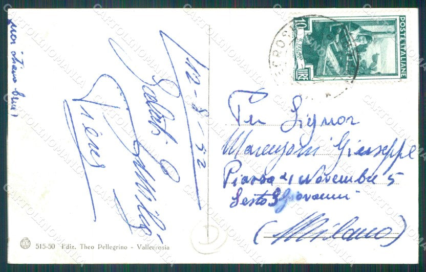 Imperia Vallecrosia RIFILATA cartolina QZ7955 – retro
