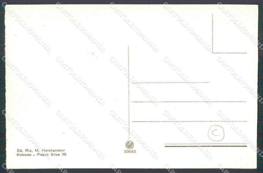 Bolzano Città cartolina QZ7962 – retro