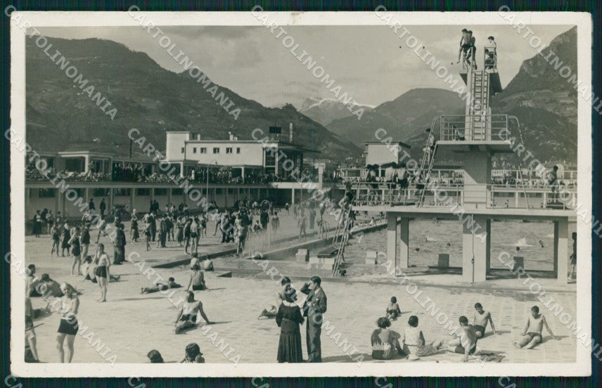 Bolzano Città Lido di Piscina Foto cartolina QZ7964 – fronte