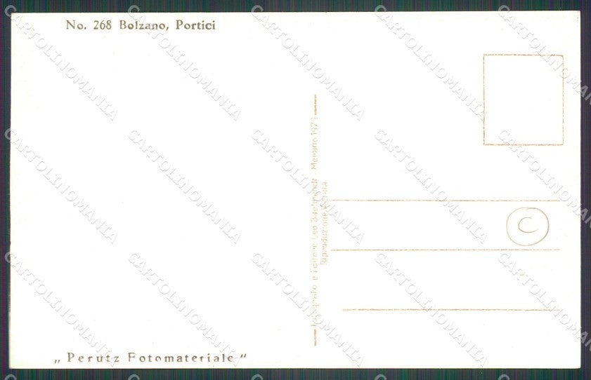 Bolzano Città ABRASA Foto cartolina QZ7966 – retro